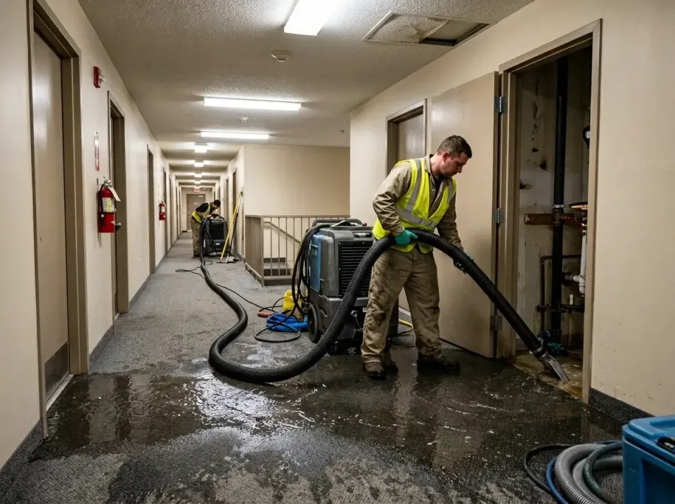 multi-unit-apartment-hallway-f-005 — frequently asked questions, Emergency Burst Pipe Water Extraction & Removal in Linthicu…